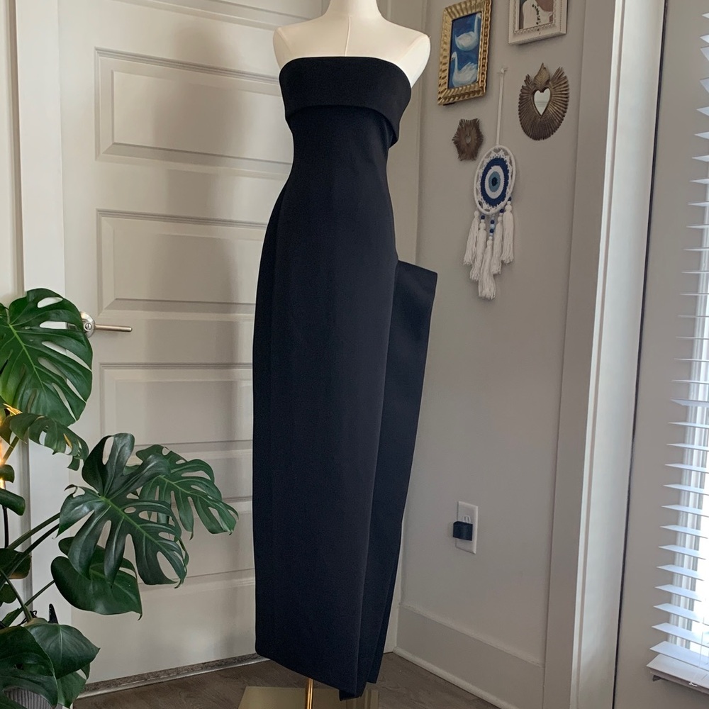Chic Strapless Black Dress